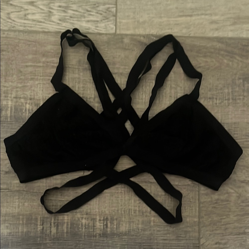 Lulu's Day and Age Black Lace Bralette
